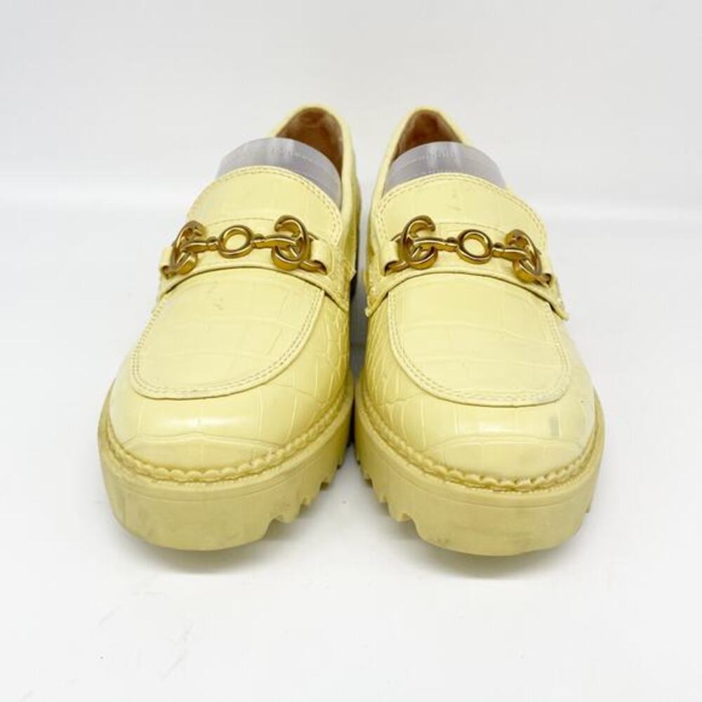Circus NY by Sam Edelman Deana Crocodile Embossed Loafers Yellow Size 6.5‎ M - Picture 2 of 13